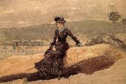 The woman on the beach Winslow Homer